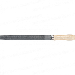 Напильник полукруглый, 300 мм, деревянная ручка. СИБРТЕХ